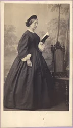 Woman with a Book, ca 1860