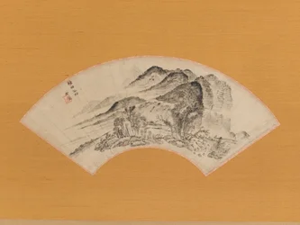 Lingering Rain over Half the Village, ca. 1815-20
