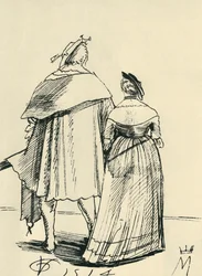 Couple Out Walking, 1514