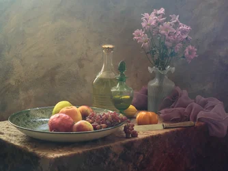 Autumn Fruit Still Life