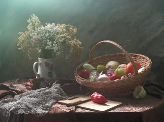 Cozy Harvest Still Life