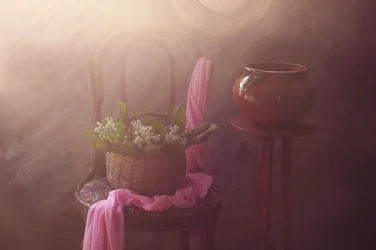 Cozy Lily Valley Basket
