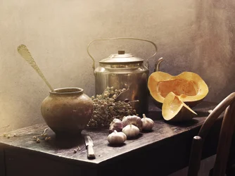 Rustic Kitchen Still Life