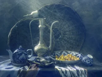 Traditional Blue Still Life