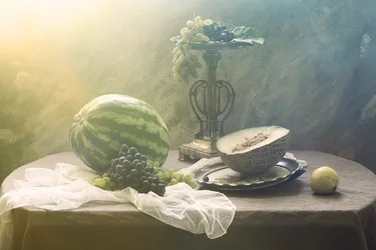 Vintage Fruit Still Life