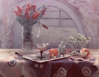 Vintage Fruit and Flowers