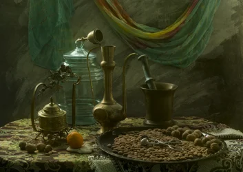 Vintage Still Life Table