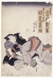 Iwai Shijaku and Bando Minosuke in Unread Roles