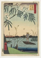 Ayase River and Kanegafuchi, 1857