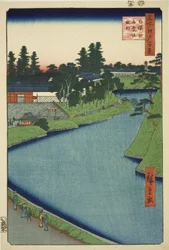 Benkei Moat from Soto-Sakurada to Kojimachi, from the series "One Hundred Famous Views of Edo"