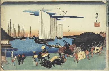 Evening View at Takanawa from the Series "Famous Places of the Eastern Capital"