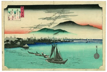 Geese Descending at Katada