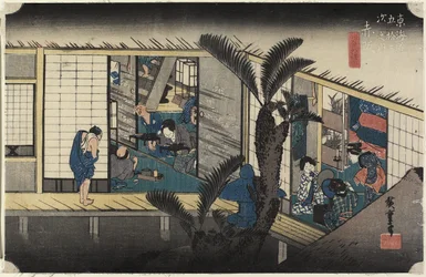Inn with Serving-Maids, Akasaka, c. 1833