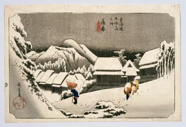 Kambara, from Fifty-Three Stations on the Tokaido Highway