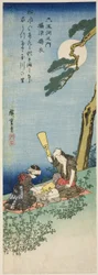 Kinuta Jewel River in Settsu Province, from the Series "Six Jewel Rivers"