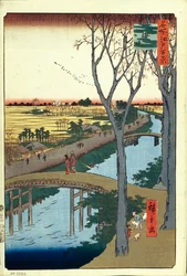 Koume Embankment One Hundred Famous Views of Edo, 1856-1858