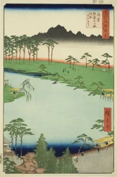 Kumano Junisha Shrine in Tsunohazu, Popularly Known as Juniso, from the series 