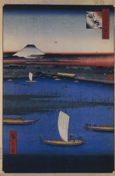 Mitsumata Wakarenofuchi One Hundred Famous Views of Edo