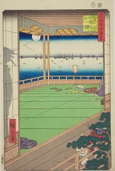 Moon-Viewing Point, No.82 from the series "One Hundred Famous Views of Edo"