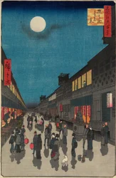 Night View of Saruwakamachi