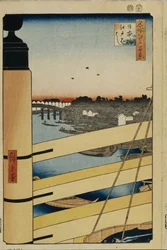 Nihonbashi and Edobashi Bridges One Hundred Famous Views of Edo