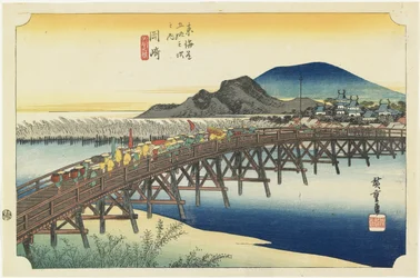 Okazaki--Yahagi Bridge, c.1833
