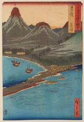 Bungo Province / Bungo Minozaki, from the series: Views of Famous Places in the More Than Sixty Provinces / Rokujūyoshū meisho zue