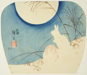 Rabbits in Moonlight