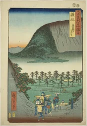 Sanuki Province: Distant View of Mount Zozu, from the series 