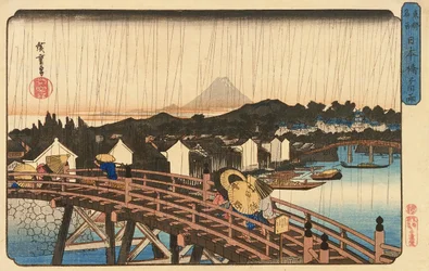 Shower at Nihonbashi Bridge, 1832-34