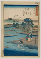 The Chōfu Jewel River in Musashi Province, from the series “Six Jewel Rivers in Various Provinces”