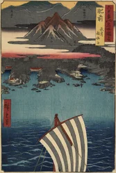 The Mount Inasa in Nagasaki, Hizen Province, May 1856