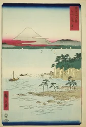 The Sea at Miura in Sagami Province, from the series "Thirty-six Views of Mount Fuji"