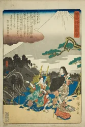 The Soga Shrine, from the series 