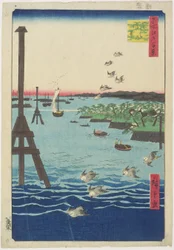 View of Shiba Coast, February 1856