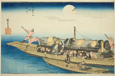 Yodo River (from the series "Famous Places in Kyoto")