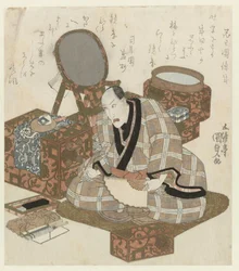 Ichikawa Danjūrō VII in His Dressing Room