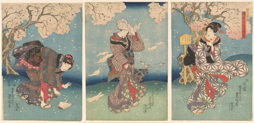 Stormy Day on the Sumida River (Eight Views of Edo)