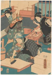 Women Making Prints (Middle Part)