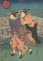 Annual Event - The Third Month Ukiyo Nenju Gyoji: Yayoi, mid-19th century