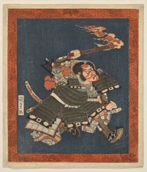 Ichikawa Danjūrō VII as the Warrior Minamoto no Yorimasa