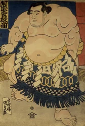 The sumo wrestler Abumatsu Rokunosuke, c.1835