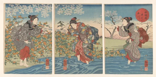 The Ide Tama River in Yamashiro Province