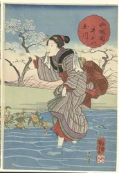 The Ide Tama River in Yamashiro Province