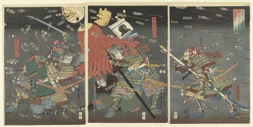 The Last Attack of the Kusunoki at Shijonawate