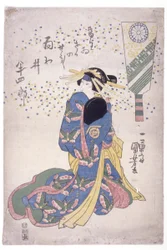 Iwai Hanshirō in a Female Role