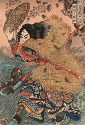 Kinhyoshi yorin by Utagawa Kuniyoshi