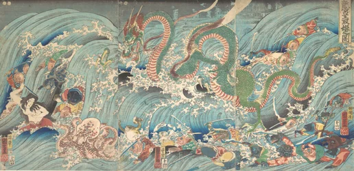 Recovering the Stolen Jewel from the Palace of the Dragon King, 1853