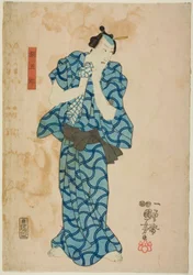The Actor Ichikawa Danjuro VIII as Tsunagoro