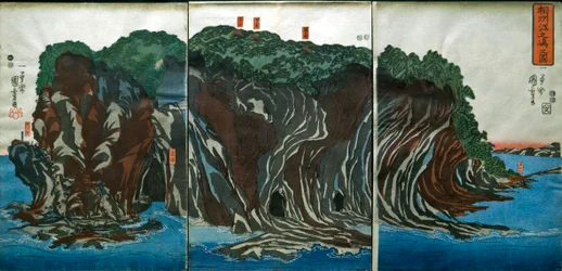 View of Enoshima in Sagami Province, c.1849-51